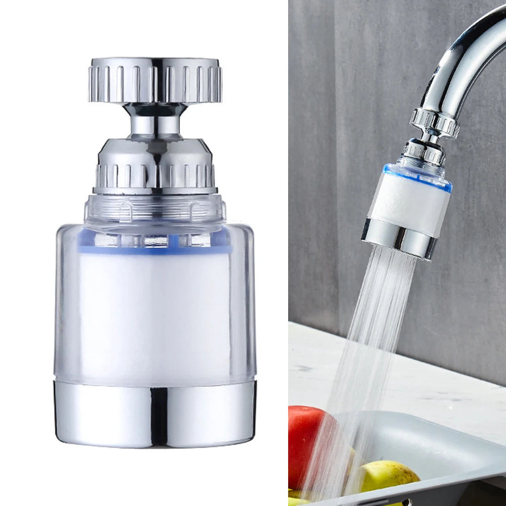 360 Degree Water Filter Tap with PP Cotton Filter Element Tap Extension Interchangeable Element Suitable for water purifier filter