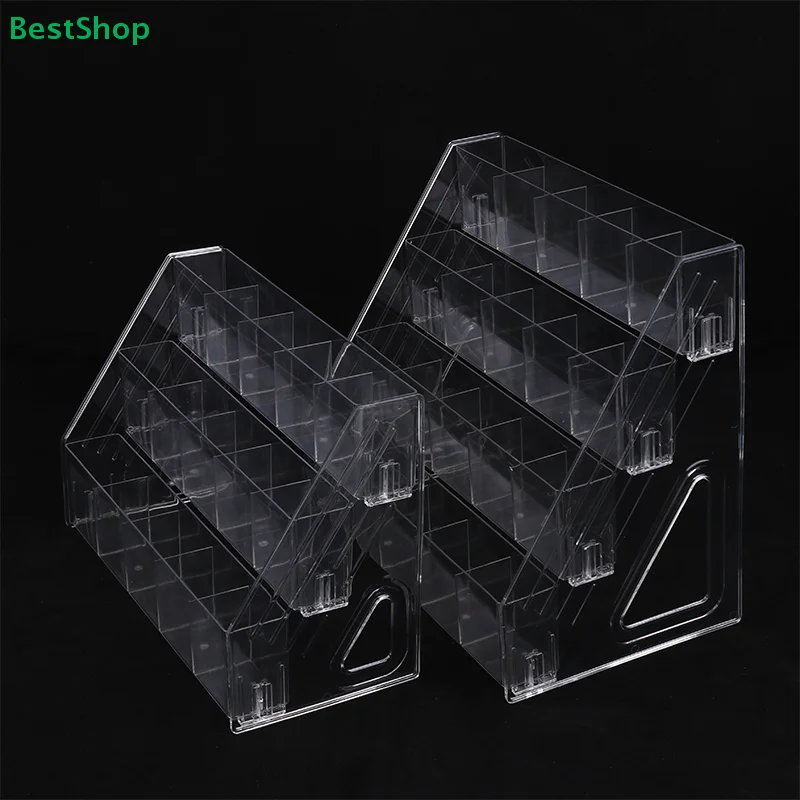 Crystal-Clear Acrylic Makeup Organizer – Five-Tier Beauty Storage Rack