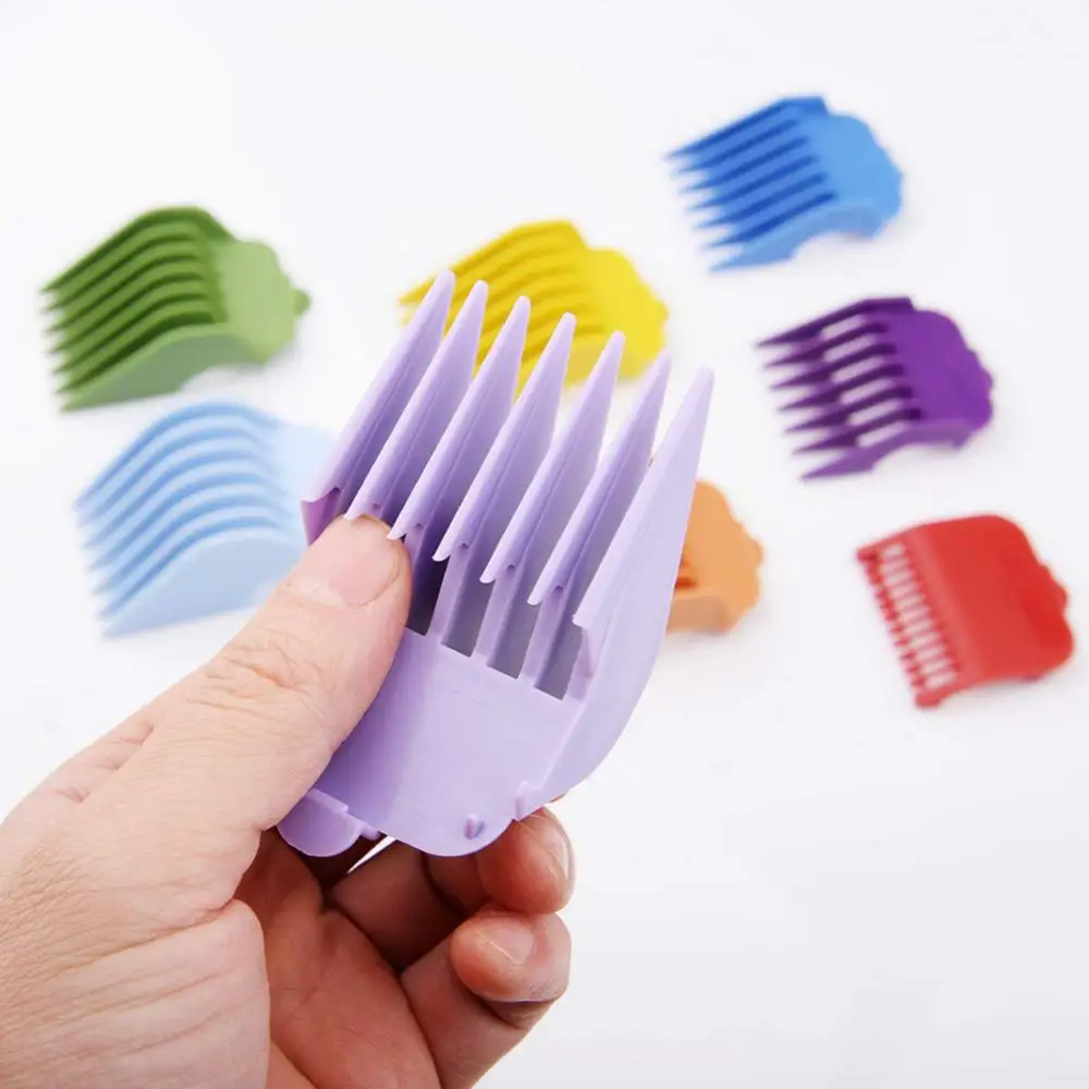 

Comb 8Pcs Hair Clipper Limit Electric Hair Clipper Shaver Trimmer Replacement Cutting Guide Set Professional Hair Trimmers