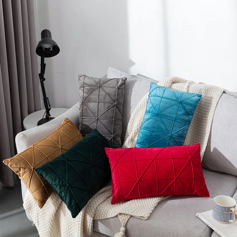 

Linen cushion cover for chair, linen pillow cover, duvet, 3D, simple, home decoration, new, wholesale, mf49