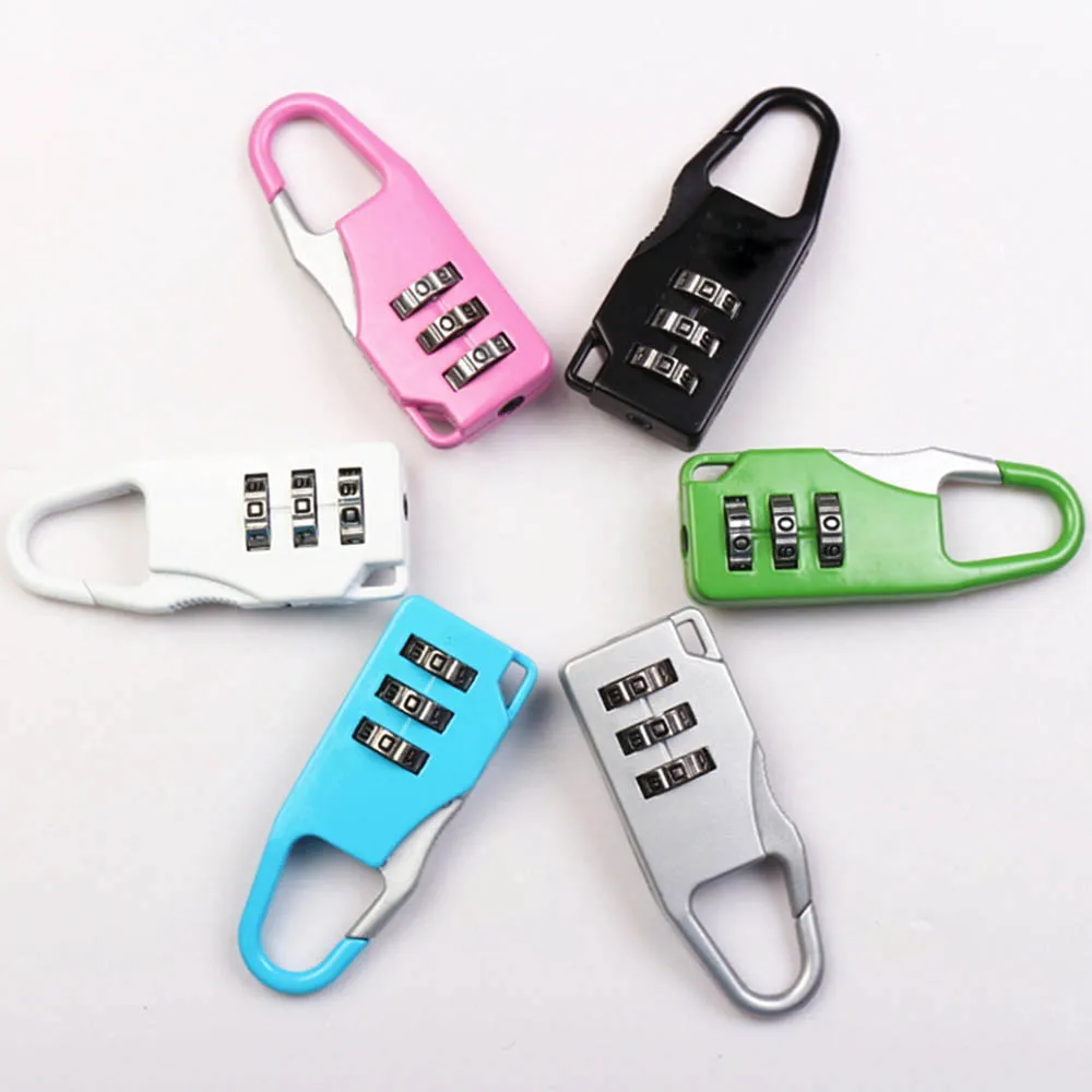 

Mini Dial Digits Code Number Password Combination Padlock Safety Travel Security Lock for Luggage Lock Padlock Gym