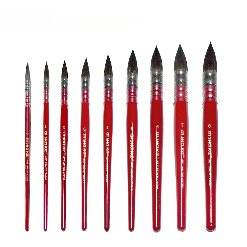 Professional Watercolor Paint Brushes Mop Synthetic Squirrel Hair Art Supplies For Painting Great Watercolor Set For Artists 1Pc painting brushes,portable watercolor set