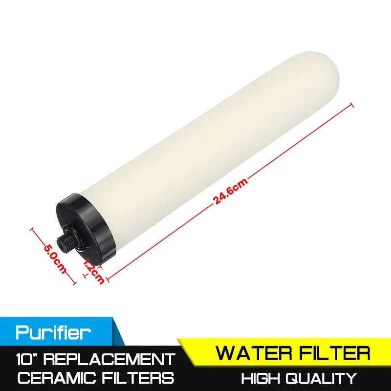 Household Kitchen Water Filter activated carbon filter element Washable 10" Replacement Ceramic Filters element Water Purifier