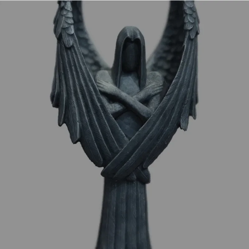 Nowa ciemność upadły anioł mit posągu Cthulhu bez twarzy Lucyfer rzeźba rzemiosło żywiczne domu proste dekoracje miejsca