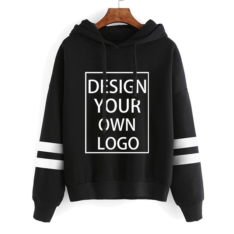 Customized New Autumn Winter Fashion Thin Fleece Hoodies for Women Sweatshirts for Young Women Loose Casual Blouse 5