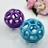 Natural Rubber Chew Toy Dog 、Geometric Safety Ball Pet Interactive Balls Puppy Training Playing Teeth Cleaning Hollow Toys 2
