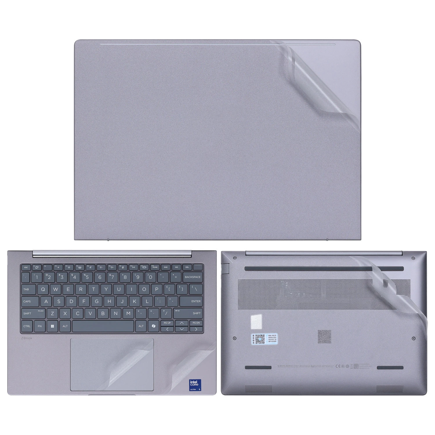 2025 HP ZBook X G1i 16용 노트북 스킨 랩, HP ZBook 8 G1i 14/G1as 14용 긁힘 방지 보호 필름, 프리컷 비닐 데칼
