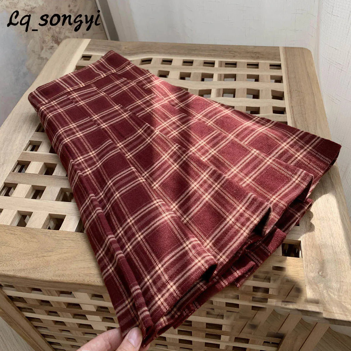 

Y2K Plaid Pleated Skirts Women Fashion High Waist Preppy Style Mini Skirt Womens Zipper Korean Chic Street A-line Skirt