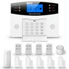 APP Remote Control Alarm Panel Switchable 9 Languages Wireless Home Security WIFI GSM GPRS Alarm System  RFID Card Arm Disarm 1