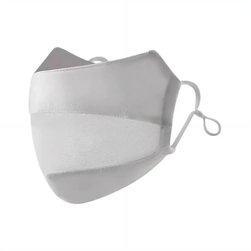 UV-Schutz-Gesichtsmaske für Damen, waschbar, für den Sommer, atmungsaktives Mesh-Patchwork-Gesichtsschutz-Gesichtsmaske für Golf, Sport, Radfahren, Wandern – Detail 3