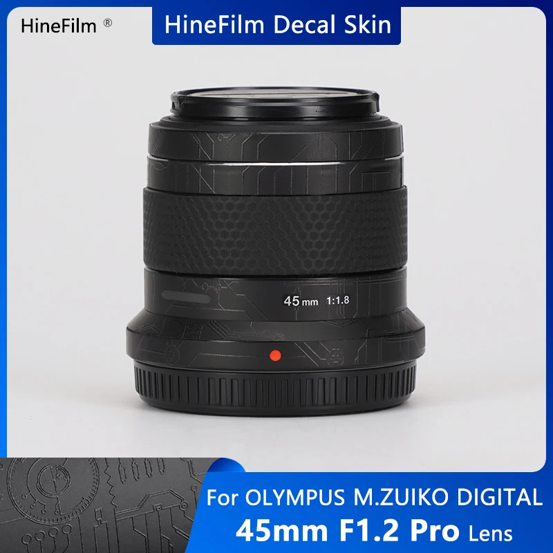 Olympus 45 F1.8 Lens Sticker Vinyl Decal Skin Per Olympus M.Zuiko Digital 45Mm F/1.8 Lens Premium Wraps Custodie