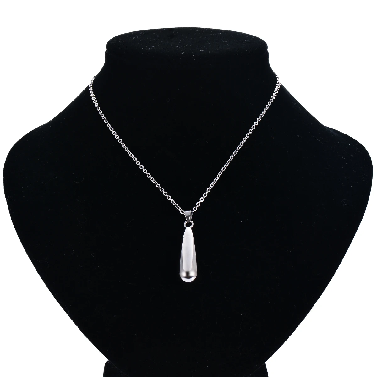 1pc Tear Drop Keepsake Ashes Urn Pendant Memorial Heart Necklace with Screw Open and Close Cremation Jewelry 5