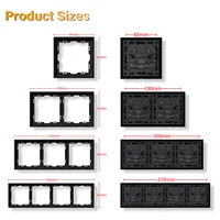 BSEED EU Standard Plastic Frames Mechanical Button Switches 1/2Way Power Sockets With USB Type-c ST/TV/CAT6 DIY Function Parts - Image 5