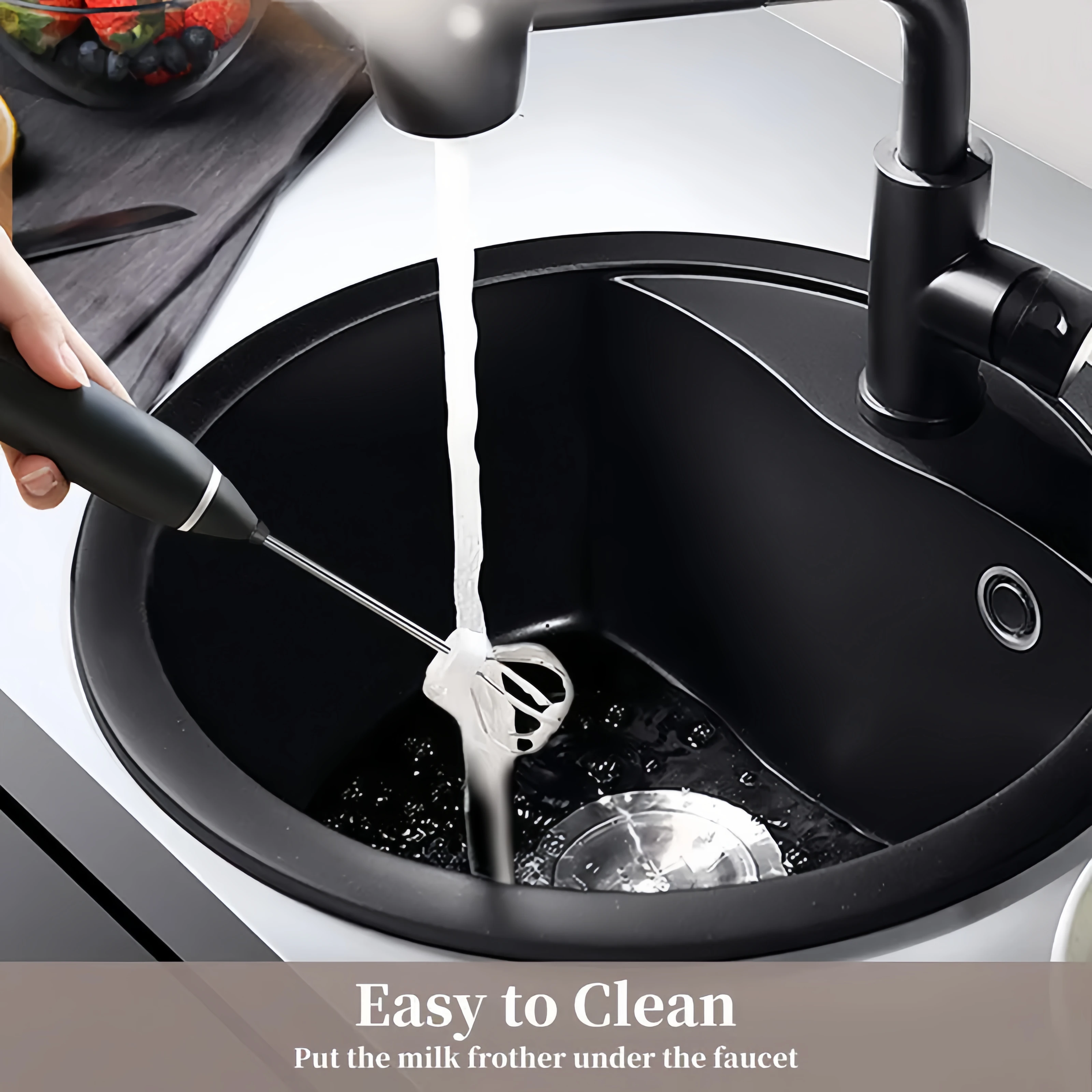 Wireless Milk Frothers Electric Handheld Blender With USB Electrical Mini Coffee Maker Whisk Mixer For Coffee Cappuccino Cream 6