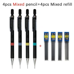 Premium Mechanical Pencil Set with Refill Rods - Automatic Writing Solution (Mixed set)