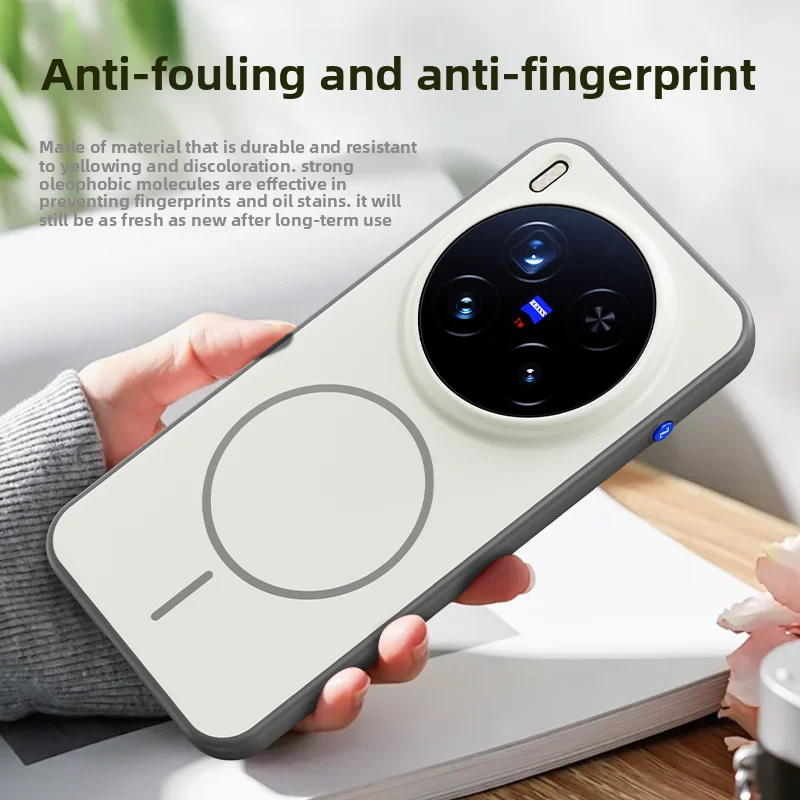 Enhanced Magnetic Wireless Charging Protective Hard Silicone Case - Durable Skin Back Cover