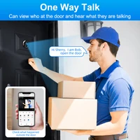 Awapow Tuya WiFi Surveillance Door Camera Visual Intercom Digital Doorbell Camera PIR Motion Detection Wireless Video Door Bell - Image 4