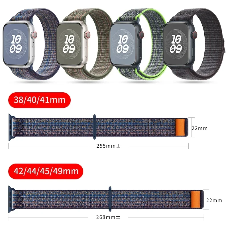 Durable Nylon Watch Band Bracelet Strap – Multi-Size Adjustable