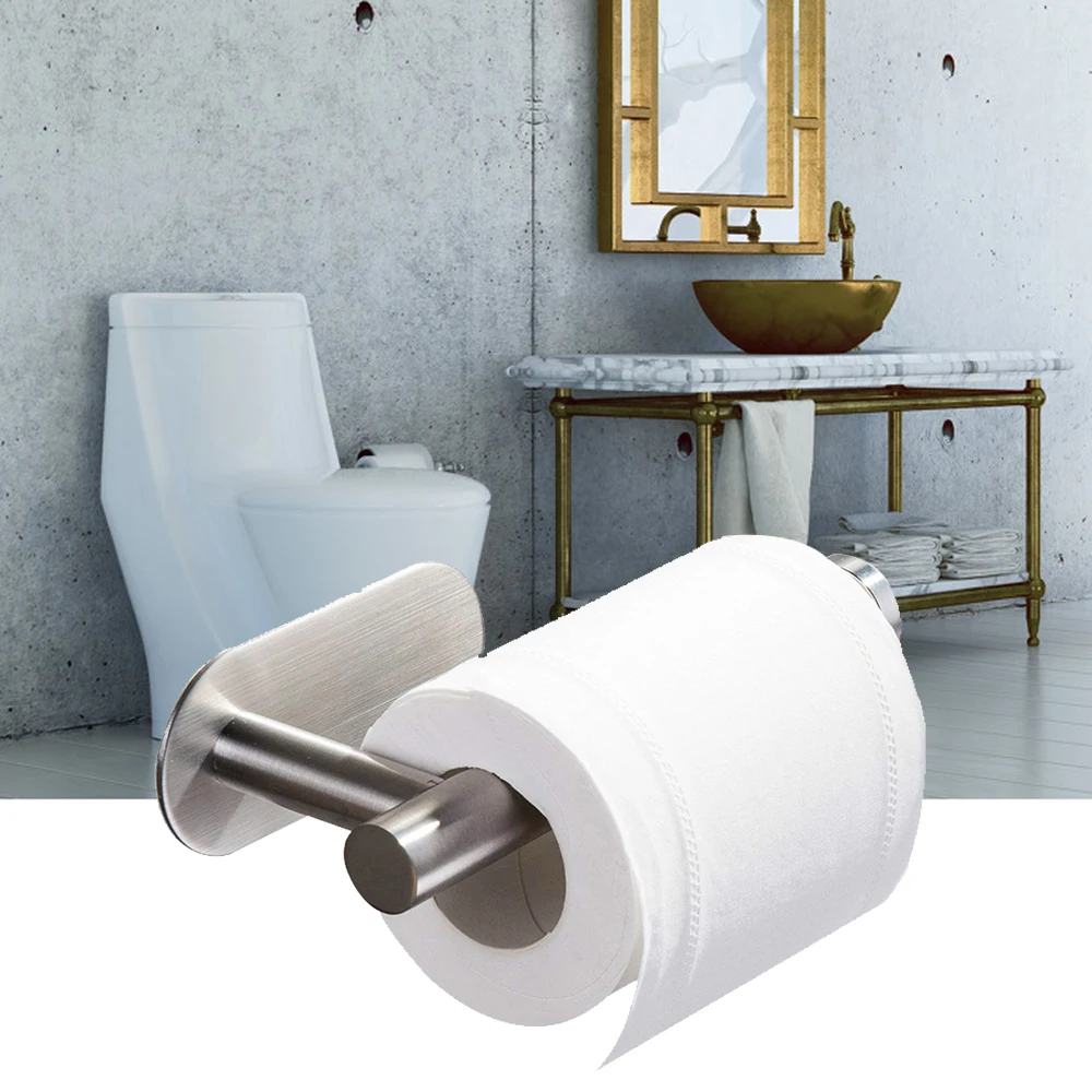 Brushed Gold Stainless Steel Toilet Paper Holder