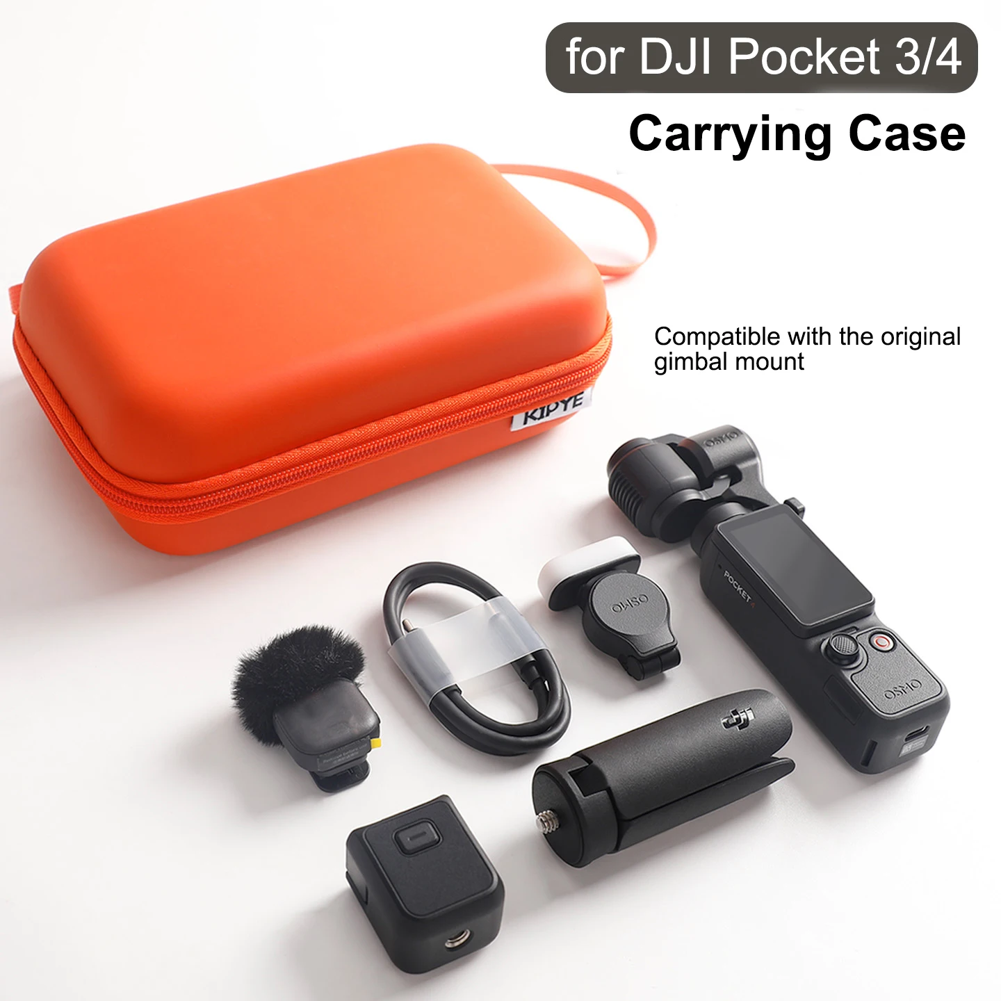 Sac EVA étanche pour DJI Pocket 4, protection chocs, rangement accessoires