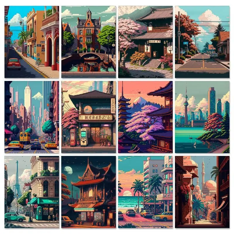 

Картина по номерам «Метрополис», «сделай сам»