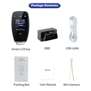 TK900 modificato universale Multi-lingue Remote Smart LCD Key Car Key comodo ingresso per Benz/BMW/Toyota/Kia/VW/Audi/Ford - TK900 modificato universale Multi lingue Remote Smart LCD Key Car Key comodo ingresso per Benz