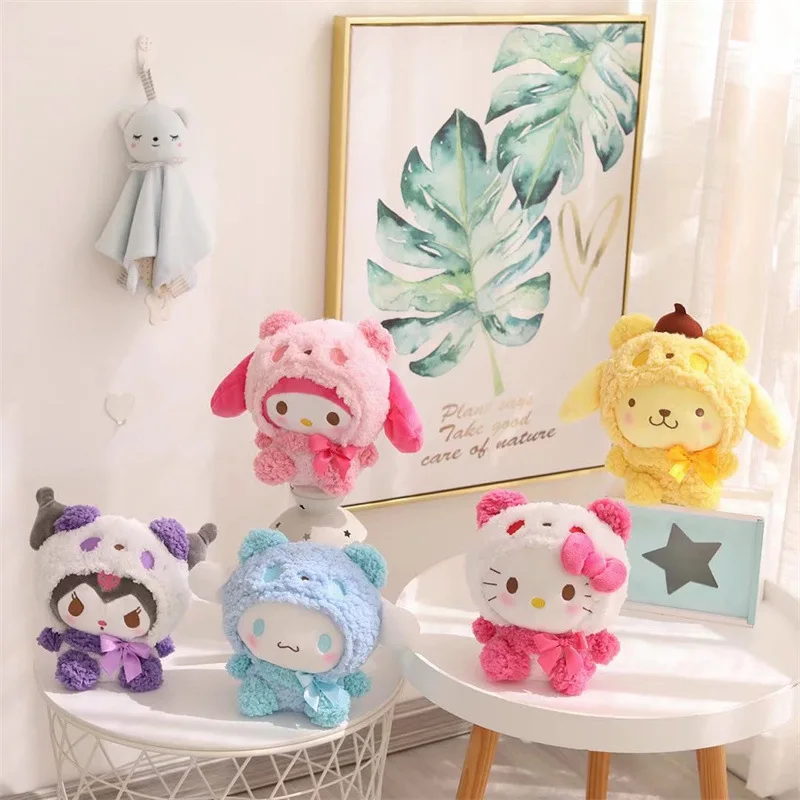 

Sanrio мультфильм аниме Kawali Kuromi My Melody Hello Kitty подушка плюшевые игрушки мягкие плюшевые куклы для детей подарки на день рождения