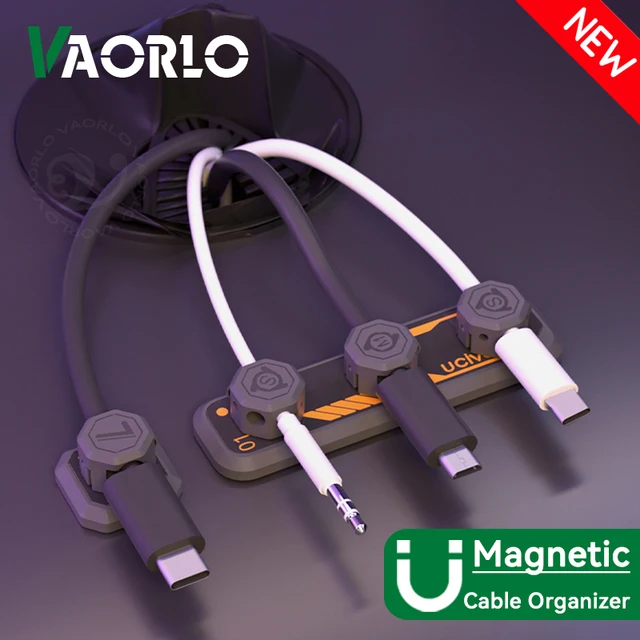 VAORLO Punk Series - Magnetic 4-Way Cable Management System for Workstations 1