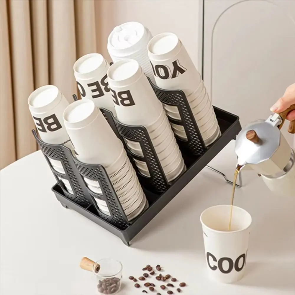 【Popular choice】 Thickening Cup Holder Foldable Incline Coffee Shop Cup ...