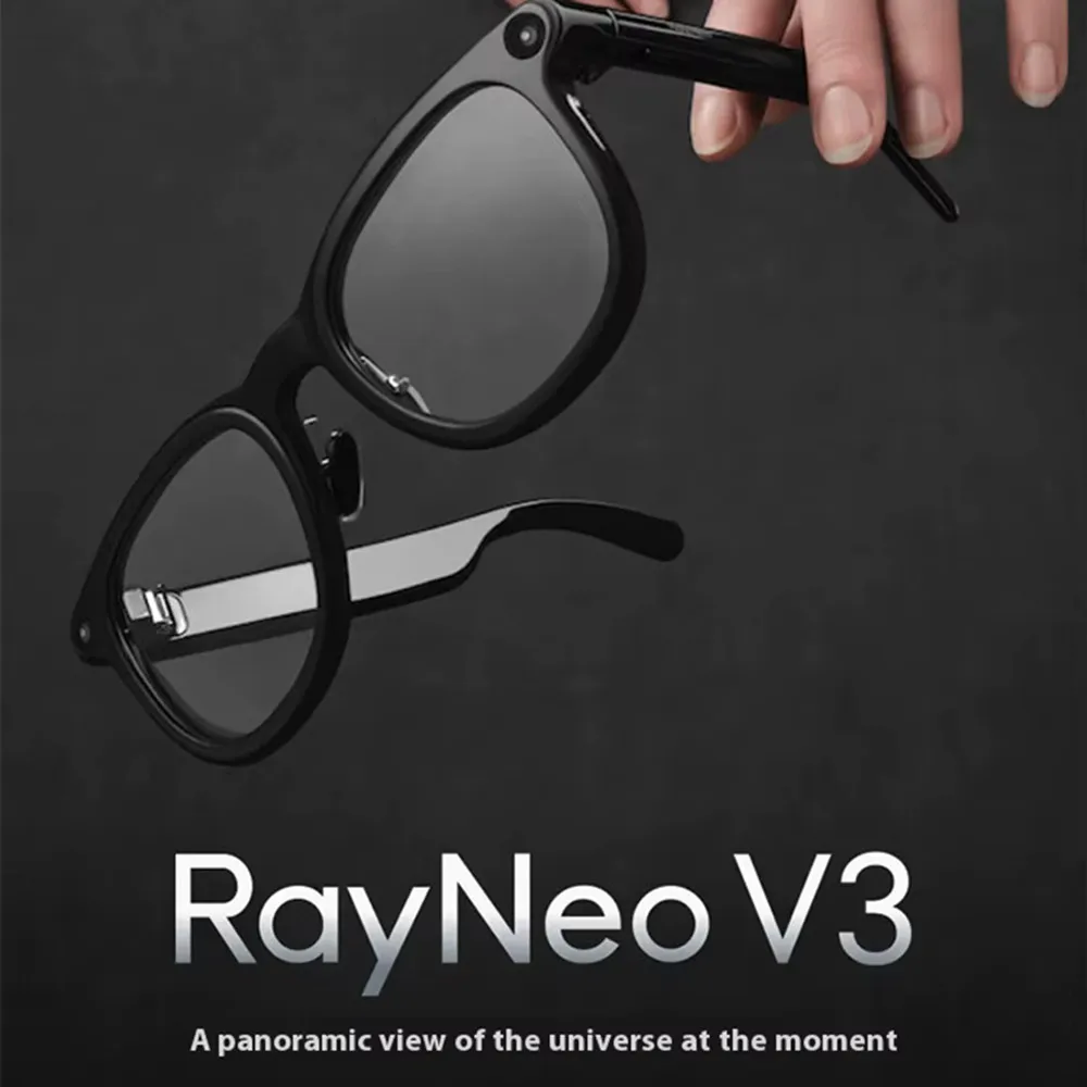 TCL Rayneo V3 AI Shooting Smart Glasses Wireless Bluetooth Audio Glasses WIFI Link Voice Control Portable Customized