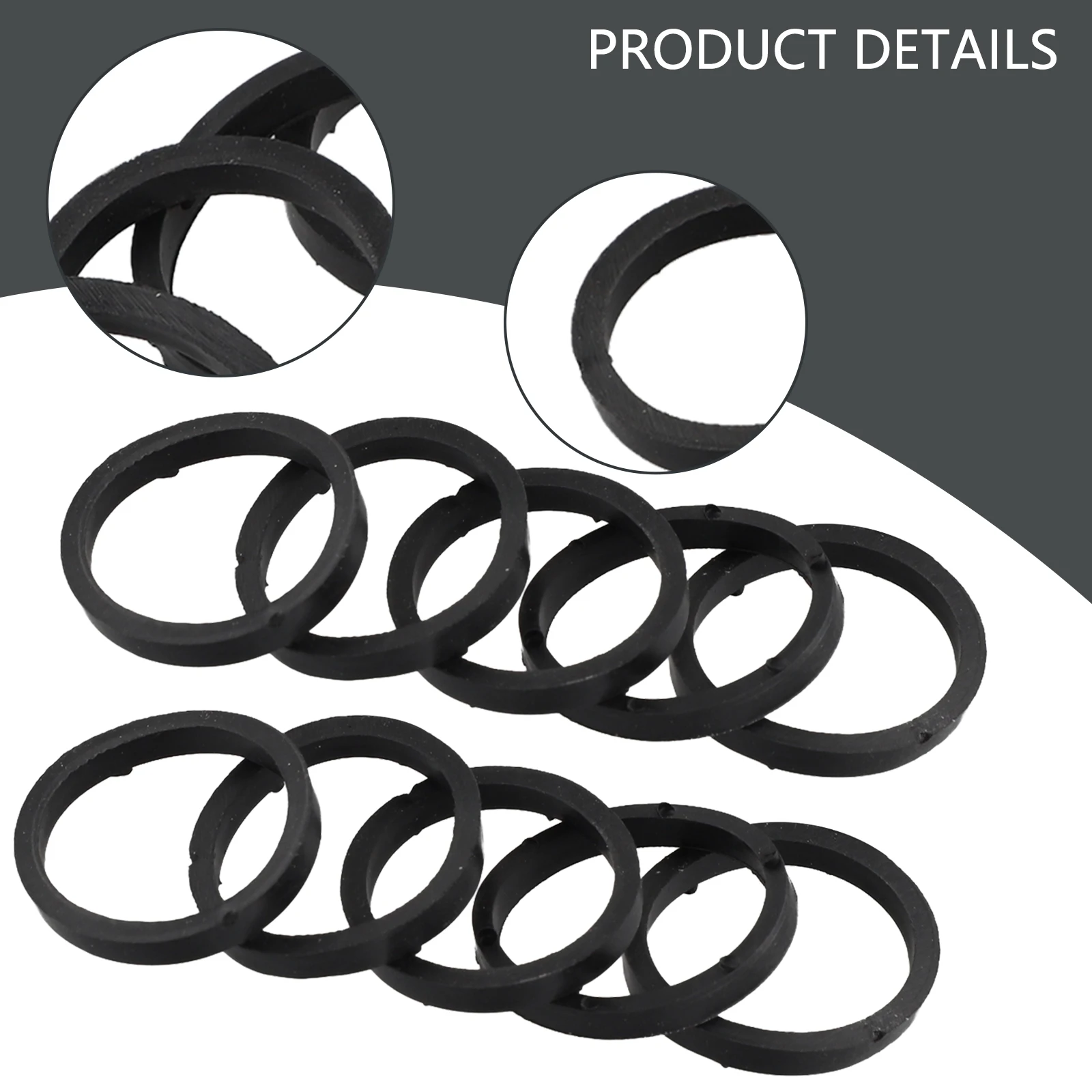 10/20pcs Replacement Orings / Rubber Washers For 1" Spinlock Dumbbell Nut Fitness Replacement Accessories dumbbell replacement accessories