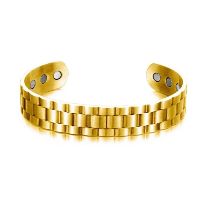 Prosta Power Magnetic Copper & Titanium Wristband - Adjustable Unisex Bracelet - View #6