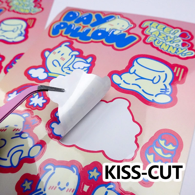 50개 맞춤형 스티커 PVC 방수 다이컷 비닐 로고 디자인 브랜드 노트북 귀여운 맞춤형 스티커 광택 필름 비즈니스용