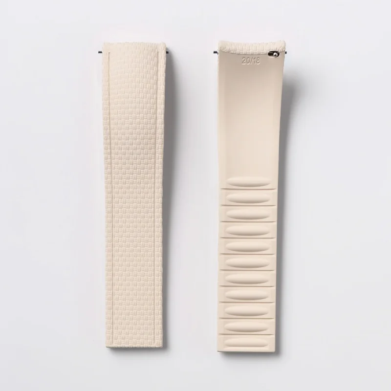 Premium FKM Rubber Quick Release Waterproof Watch Strap, Sport Edition