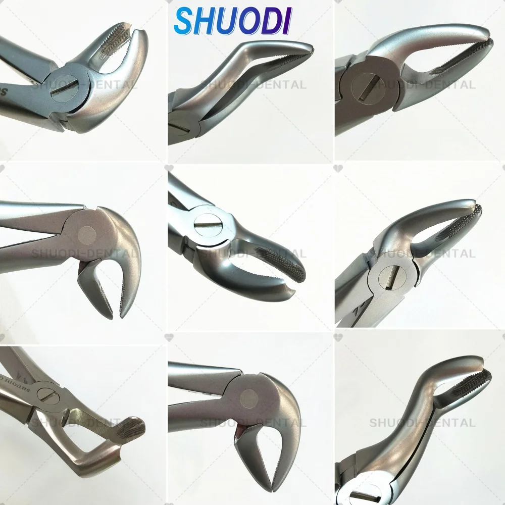 Strumenti Chirurgici Odontoiatria Set Pinze Per Estrazione Dentale – Per Molari Superiori E Inferiori, Acciaio Inox, Garanzia 3 Anni Attrezzature Veterinaria - Foto 5