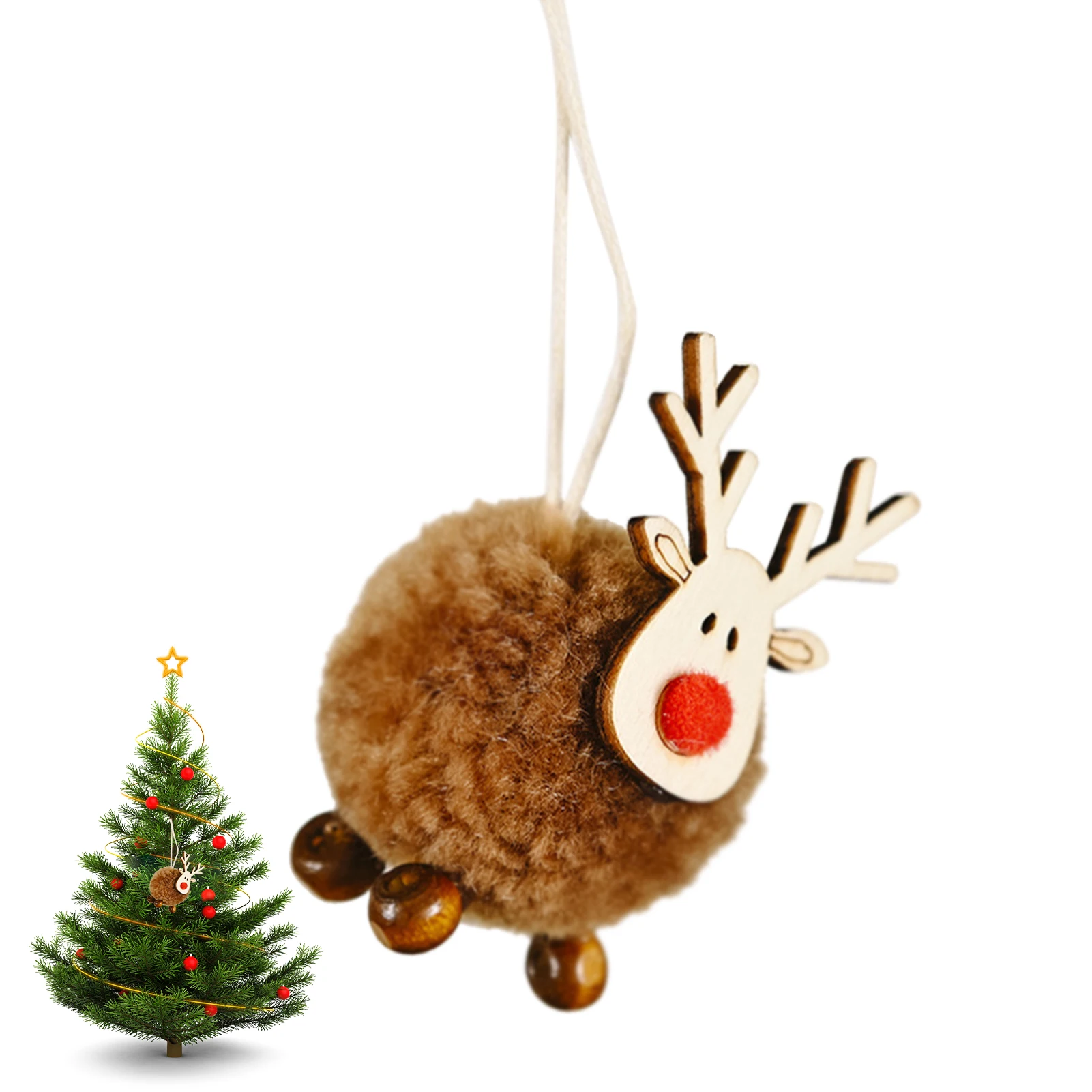 Antiguedades Decoracion 6 Adorno Arbol Navidad Colgante Reno Muñeco Nieve  14x9cm Pantalla Redmi Note 10, image size:1601x1601