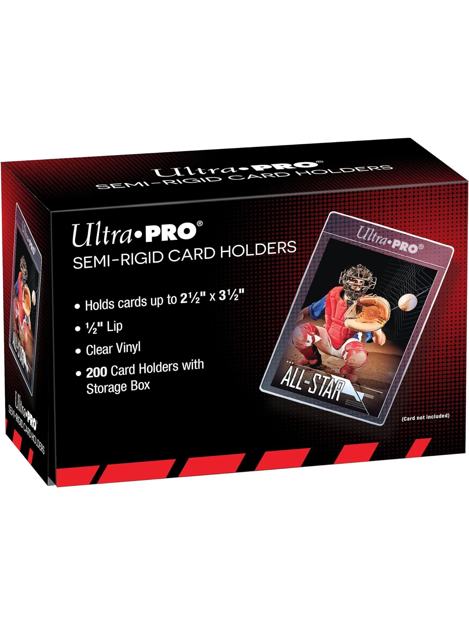 ウルトラプロクリアビニールカードスリーブ、セミリジッド