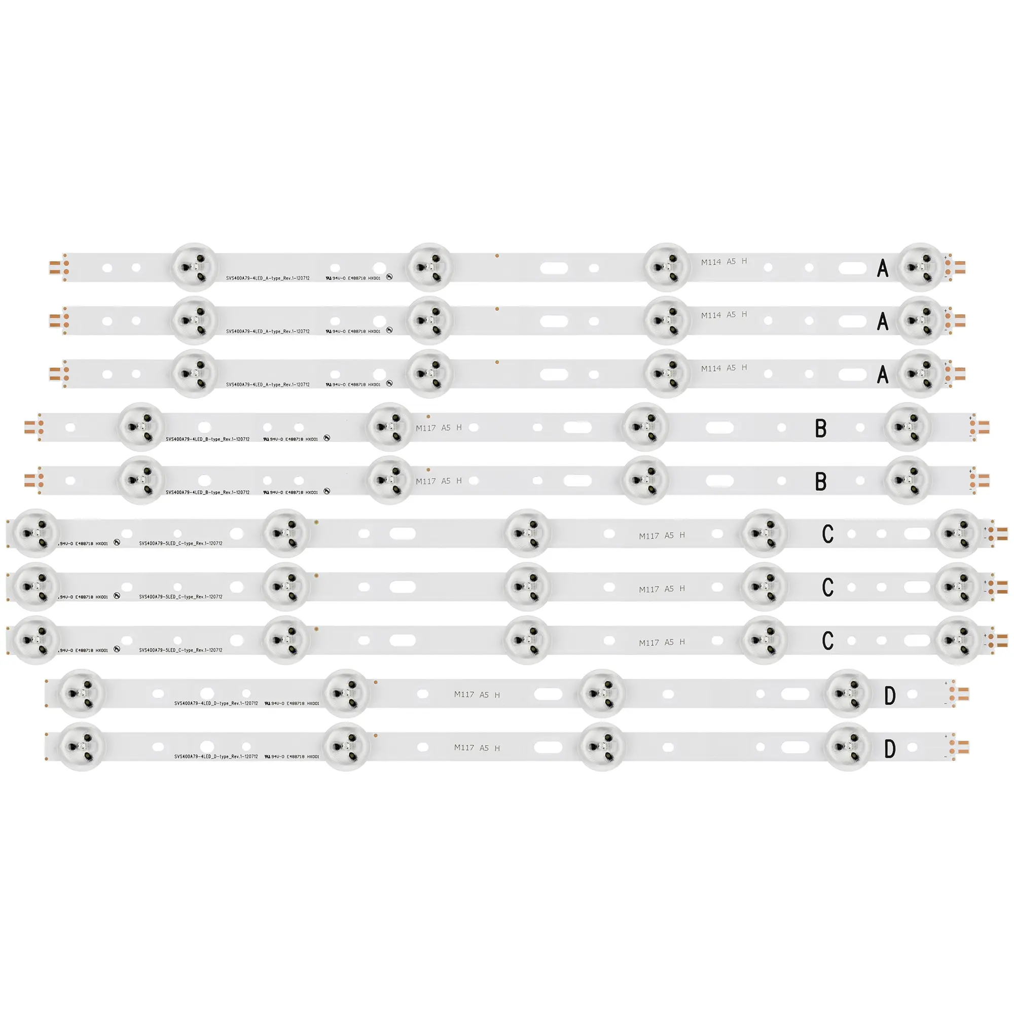 Barras de Retroiluminação Led para Philips 40pfl3108t 60 40pfl3208t 60 40pfl3208h 12 40pfl3078 12 40pfl3107h 60 40pfl3107h 12 40pfl3078k 12 - Imagem 5