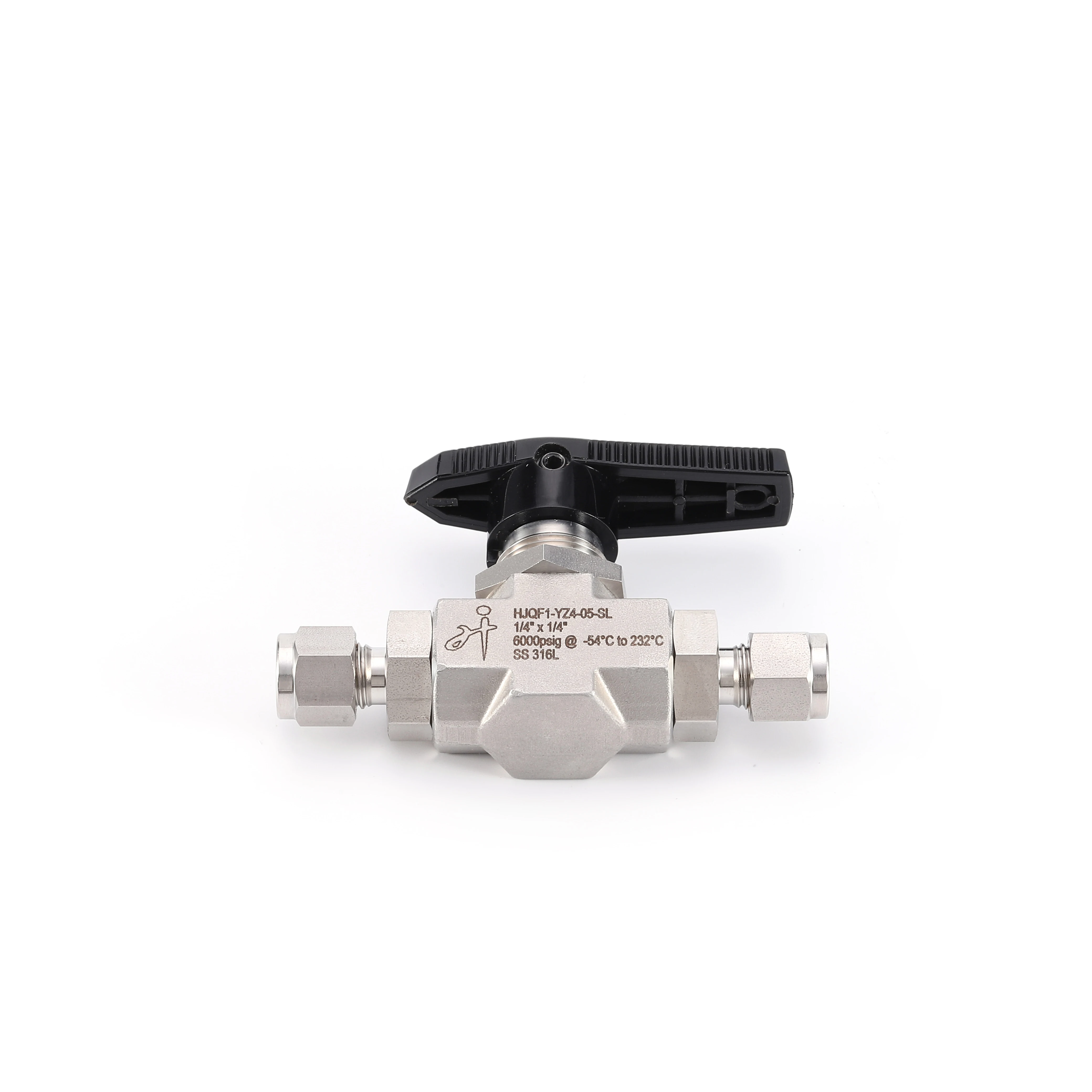 Stainless Steel Instrumentation Ball Valve 3000psi Double-Sealed Manual Ball Valve