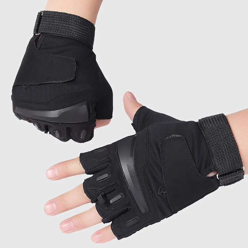 Cycling Tactical Gloves Half Finger Men Women Outdoor Fitness Gloves Spring Summer Anti Slip Wear-Resistant Gym Dumbbells Gloves 4