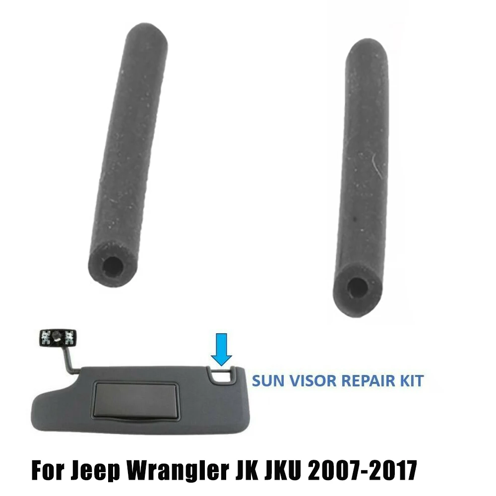 2pcs Sun Visor Repair Kit Left & Right Side Rubber Sun Visor Repair Kit