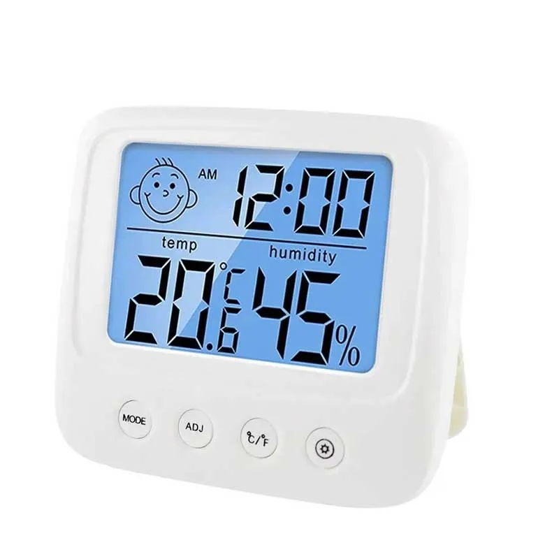 LCD Digital Temperature Baby Room Humidity Meter Home Indoor Electronic Hygrometer Thermometer Weather Station 1pc