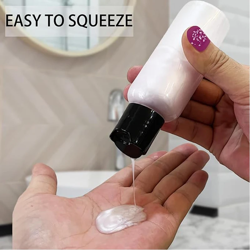 TSA Approved Leakproof Travel Size Toiletry Bottles, 3.4 oz, 4/5 Pack