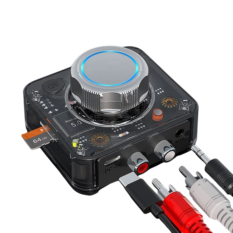 Receptor y transmisor Bluetooth 5,0 FM estéreo AUX 3,5mm Jack RCA óptico  inalámbrico manos libres para llamadas, adaptador de Audio NFC para TV -  AliExpress