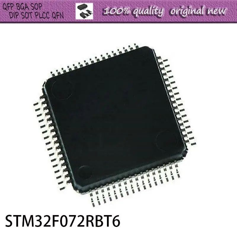 

Новинка 1 шт./партия STM32F072RBT6 STM32 F072RBT6