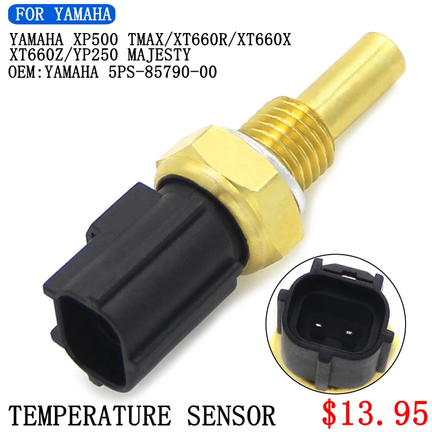 Motorrad Kühlmittel Kühler Temperatur Sensor Für Yamaha XP500 TMAX XT660R  XT660X XT660Z Tenere YP250 Majestät OEM:5PS-85790-00 - AliExpress