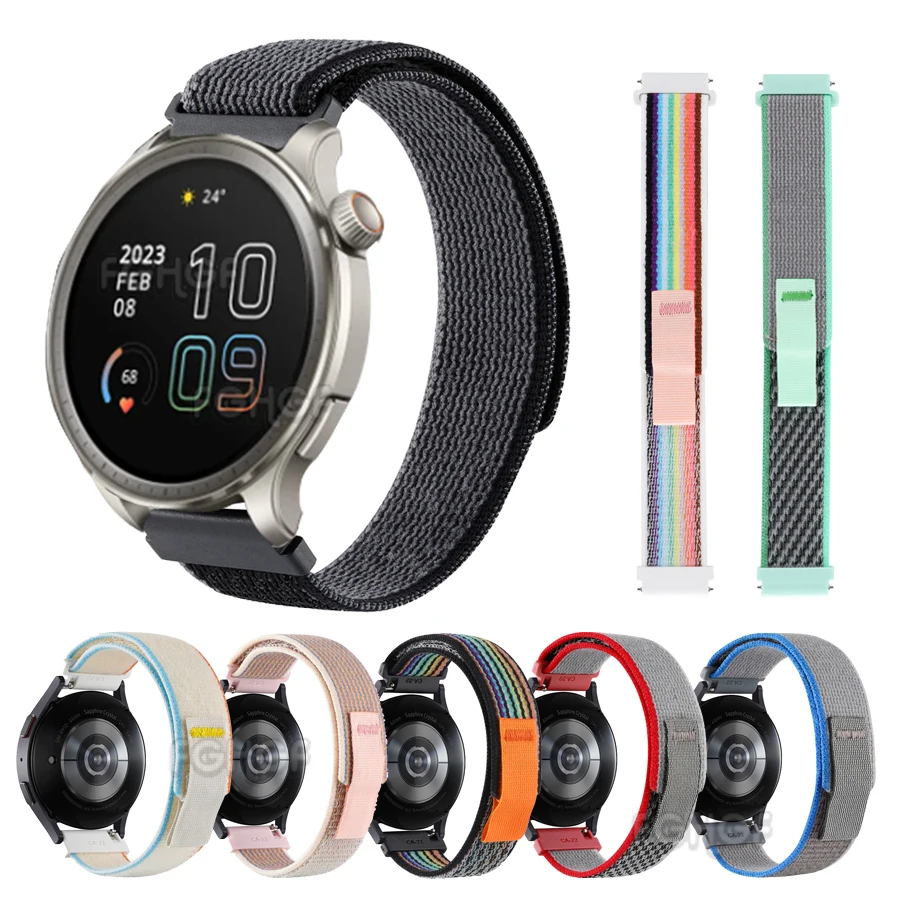 

Nylon Loop Strap For Amazfit Balance Bracelet Replacement Wristband Correa For Xiaomi Huami Amazfit Balance Smart Watch Band