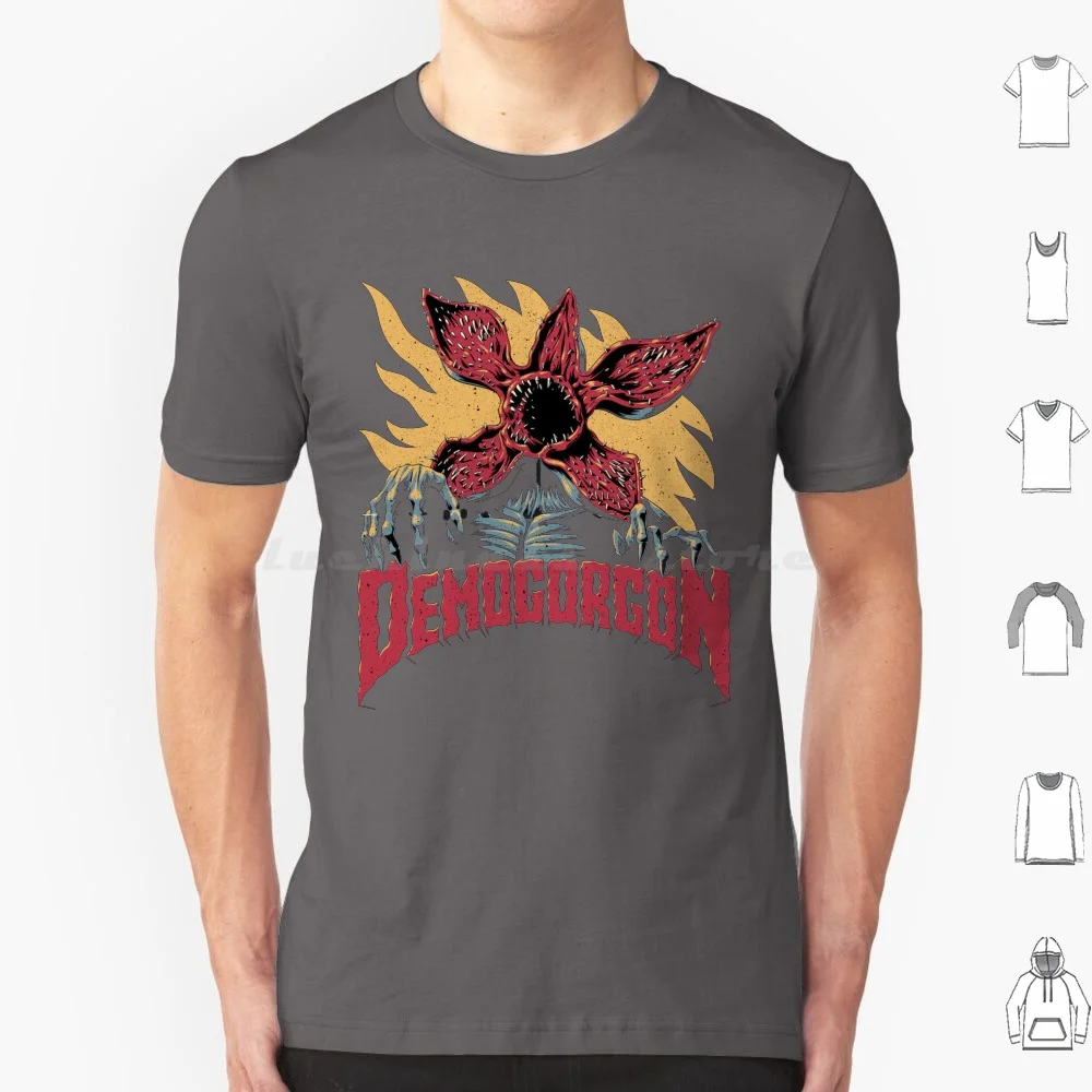 thumbnail image 1 of Demogorgon T Shirt 6Xl Cotton Cool Tee Demogorgon Eleven Netflix Dustin Stranger Mike Things Lucas Upside Down 80S Tv Horror, 1 of 5