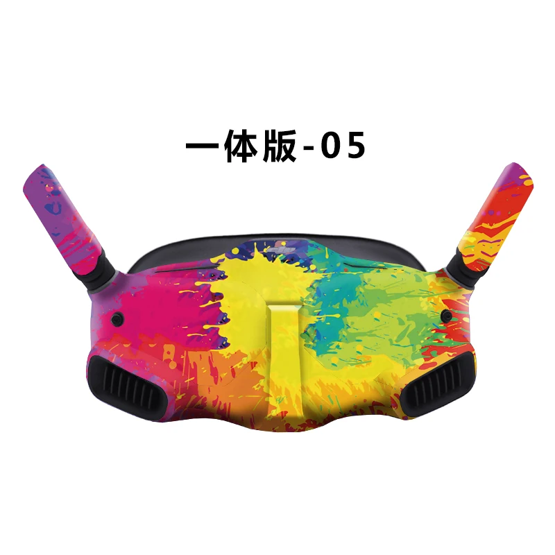 Drone Accessories For DJI Avata One-piece Eyeglasses Stickers Multiple Styles Mecha Stickers Anti-scratch Protection