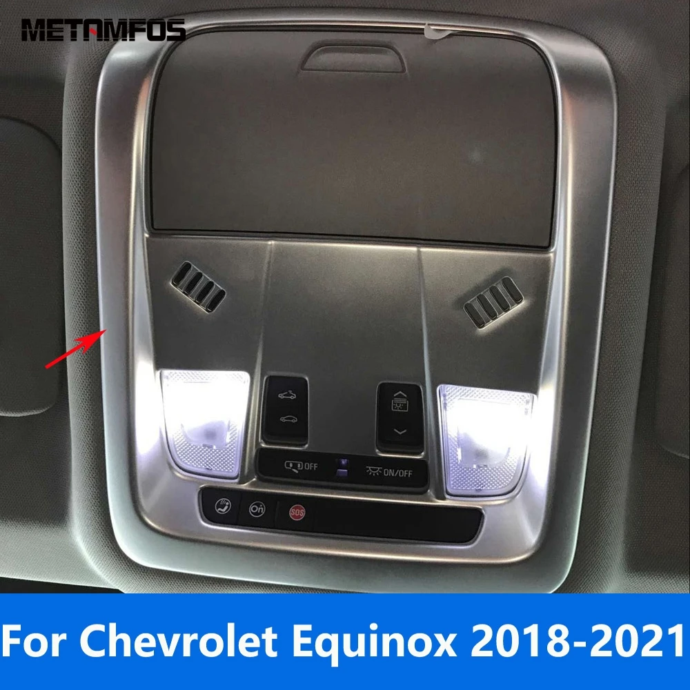 

Передняя ламсветильник для чтения из углеродного волокна для Chevrolet Holden Equinox 2018 2019 2020 2021